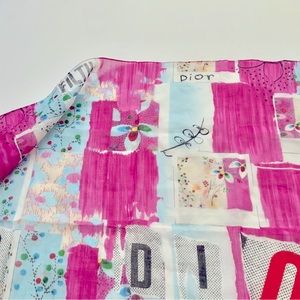 NEW Dior Vintage Square Scarf